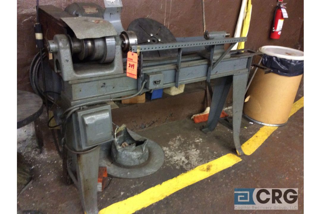 Custom lathe with table, 6 X 36 BC (LOCATED ON 1ST FLOOR PRODUCTION AREA) - Image 1 of 2