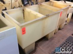 52 inch wide poly tank (LOCATION: PLATING ROOM ON 2ND FLOOR)