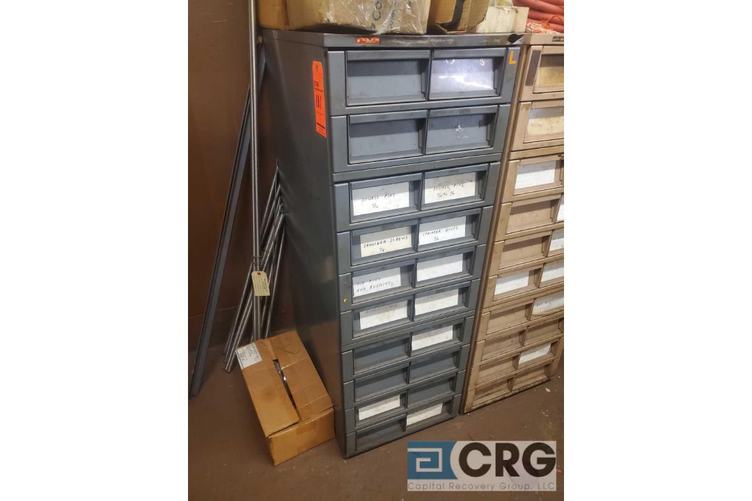 10-drawer steel parts cabinet (LOCATED IN TOOL ROOM MACHINE SHOP)