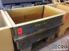 52 inch wide poly tank (LOCATION: PLATING ROOM ON 2ND FLOOR)