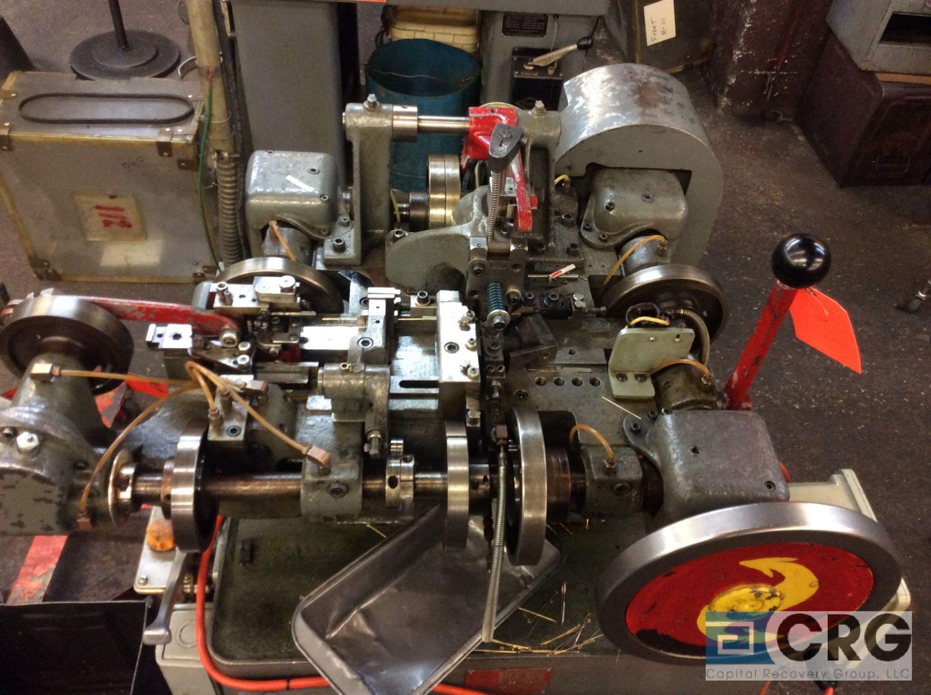 Nilson Fourslide, mn S-00, sn 90130, 1/32 max wire diameter, 3/8 max width flat stock, 3 inch feed - Image 3 of 4