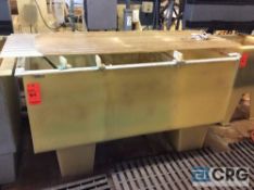 68 inch wide poly tank (LOCATION: PLATING ROOM ON 2ND FLOOR)