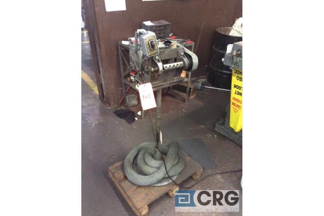 Motorized wire straightener, 1 phase (LOCATED ON 1ST FLOOR PRODUCTION AREA)