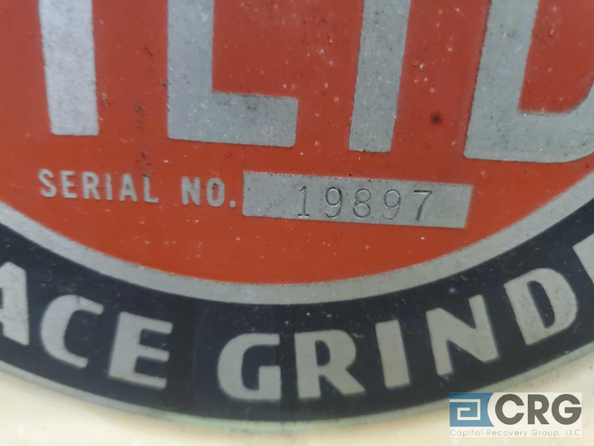 Reid 618HR surface grinder, 8 inch capacity wheel, Walker Ceramax 6 X 18 inch mag chuck, 1 HP, - Image 5 of 7