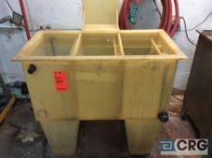 40 inch wide poly tank (LOCATION: PLATING ROOM ON 2ND FLOOR)