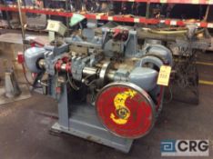 Nilson Fourslide, mn S-1F, sn 90140, 1/32 max wire diameter, 1 1/4 max width flat stock, 8 inch feed