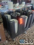 Carlisle portable plastic dish storage caddy