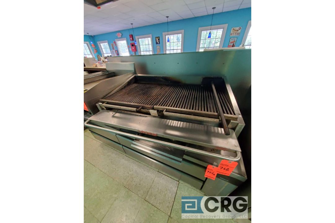 MagiKitch'n 48 in. radiant charbroiler commercial BBQ grill, 4ft (w) x 36 in. (deep) x 18 in. ( - Image 2 of 2