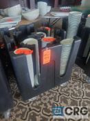 Carlisle portable plastic dish storage caddy