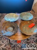 Lot of (9) decorative platters