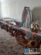 Lot of (5) 4 foot x 30 in. wood folding tables