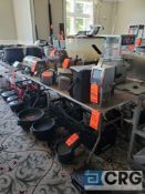 Lot of (9) assorted wood folding tables to include, (7) 6 foot x 30 in., (2) 6 foot x 36 in.