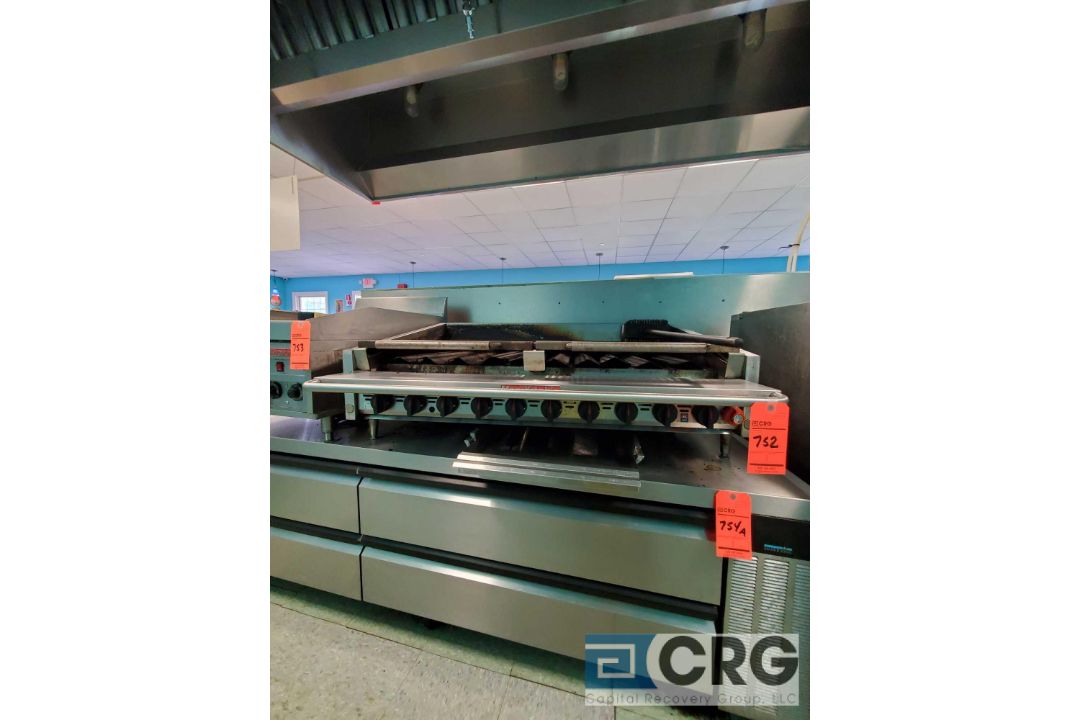 MagiKitch'n 48 in. radiant charbroiler commercial BBQ grill, 4ft (w) x 36 in. (deep) x 18 in. ( - Image 1 of 2