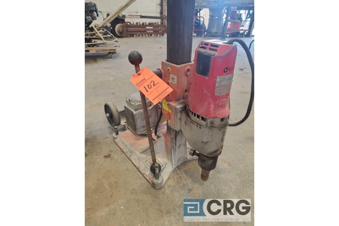 Milwaukee 4004 core drill, 300/600 rpm, with portable base (041-65) - Image 2 of 3