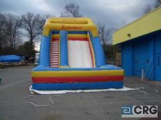 24 ft high Screamer inflatable bounce house with blower