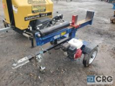 tag-a-long hydraulic log splitter, 26 ton, with Honda gas engine (145-03)