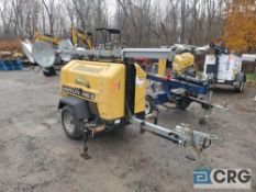 Allmand NIGHT-LITE PRO2 tag-a-long light tower trailer, 1250 watt / 7.5kw, sn 3152PRO212, 1251.8 hrs