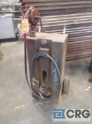 portable gas caddy diesel fuel pump with hand crank pump