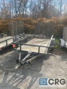 Kaufman single axle 5 foot wide X 9 foot long trailer, VIN 5VGFB1018JL007797 (765-05)