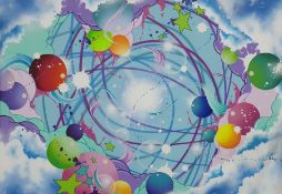 Andrew McAttee (b.1972) Painting on canvas 