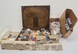 Quantity of matchboxes, collection of matchbox covers and sundry stamps