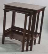 Modern nest of three tables and one further nest of three tables (2)