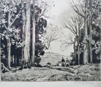 Harry Harvey Clarke (1869-1948) Pair of etchings  