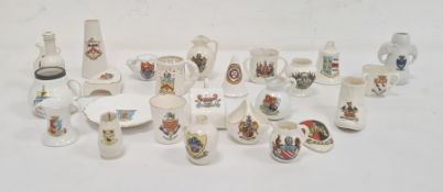 Collection of Crested ware, approximately 25 items