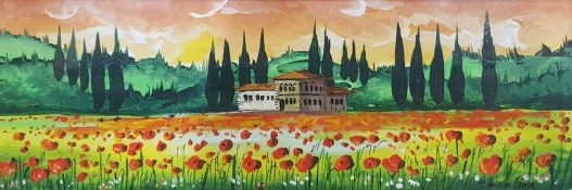 Assorted decorative prints, modern prints, architectural-type prints, prints on canvas, mirrors, etc