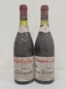 Two bottles of 1978 Chateauneuf du Pape Vieux Telegraphe (2) (Provenance - this lot has been