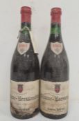 Two bottles of 1964 Beaune Bressandes (labels torn) (2)  (Provenance - this lot has been stored in a