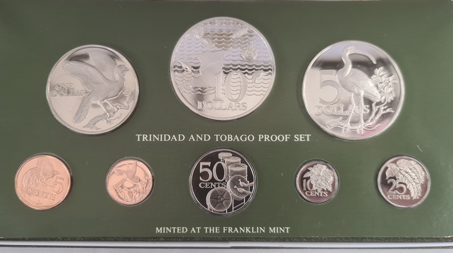 World proof sets including silver proof coins: Jamaica 1976, Malta 1976, Trinidad and Tobago 1975 - Image 3 of 5