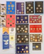 UK proof sets (3) 1972, 1973, 1982 with Brilliant Uncirculated £2, £1 and 50ps (4) proof sets (2)