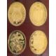Stunning collection of twelve solid sterling ingots plated with 22carat gold as a commemorative of - Image 4 of 7