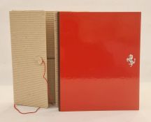 Ferrari F50 'The Concept' Limited edition, no. 2360, published 1995, written in Italian and English,