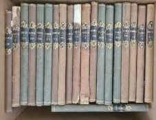 Punch Magazine 1850's, blindstamped decorated cloth, pastedowns on backstrip (1 box)