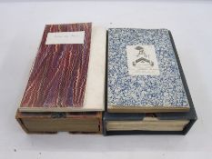 Boxed sets of early 19th c. Ordnance Survey maps for Yorkshire and for Gloucestershire (2)