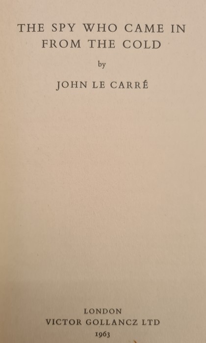 Le Carre, John  "The Spy Who Came in from the Cold", Victor Gollancz 1963, pale blue cloth with gilt - Image 3 of 19