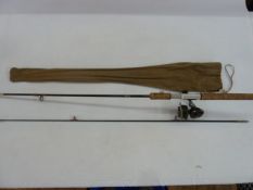 Intrepid Black Prince fishing reel and fishing rod