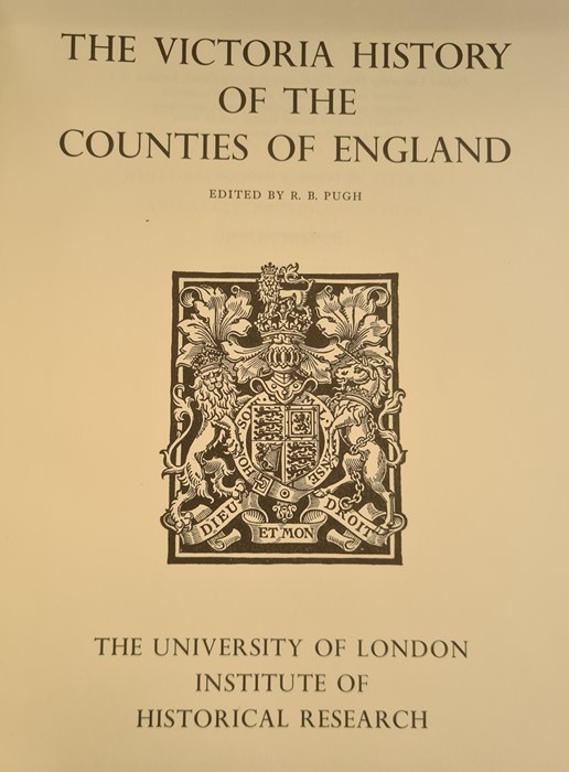 The Victoria History, The Counties of England Elrington, C R (ed)  "A History of the County of - Image 2 of 10