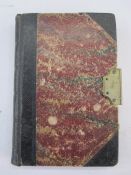 Early 20th century notepad with handwritten notes of various perfume recipes e.g. 'Frozen Cologne