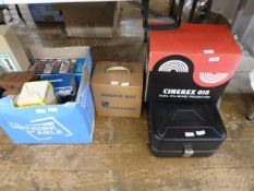 Quantity of camera equipment to include a Sinerex 818 dual movie projector, a powerful-wide viewer