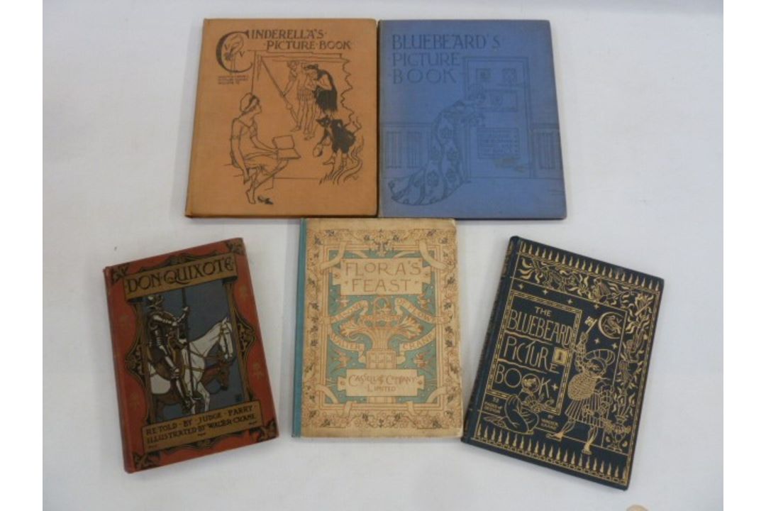 Crane, Walter  "The Bluebeard Picture Book ...", George Routledge & Sons (nd), colour plates - Image 1 of 5
