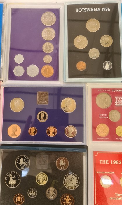 UK proof sets (3) 1972, 1973, 1982 with Brilliant Uncirculated £2, £1 and 50ps (4) proof sets (2) - Image 4 of 6