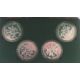 Set of four silver proof crowns by the Isle of Man to commemorate the 1980 Olympics - Image 1 of 2