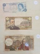 Bank note collection (37), consisting of UK notes, varied state Bradbury £1.00 E52 208764, Forde