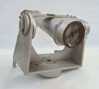 WWII Japanese monocular, steel mount and case, unmarked  Part of the Wildfowl and Wetlands Trust