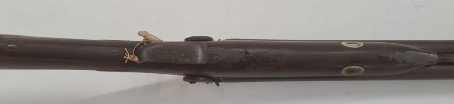 19th century percussion cap, muzzle loading shot gun complete with ram rod - Image 5 of 6