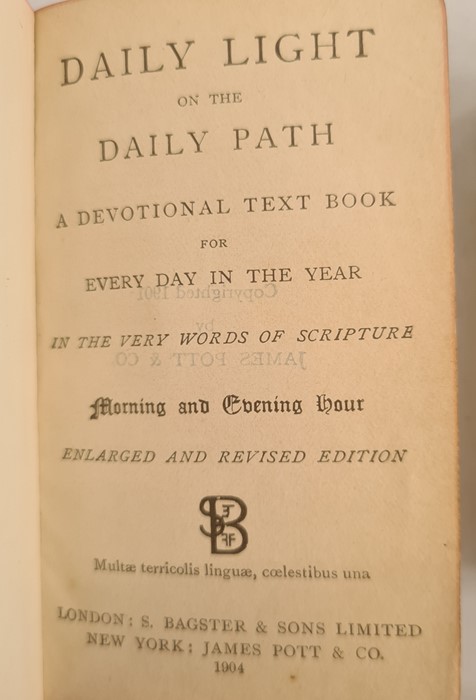 Miniature books:  "Small Rain Under the Tender Herb", 12th edition, London, The Religious Tract - Image 3 of 11