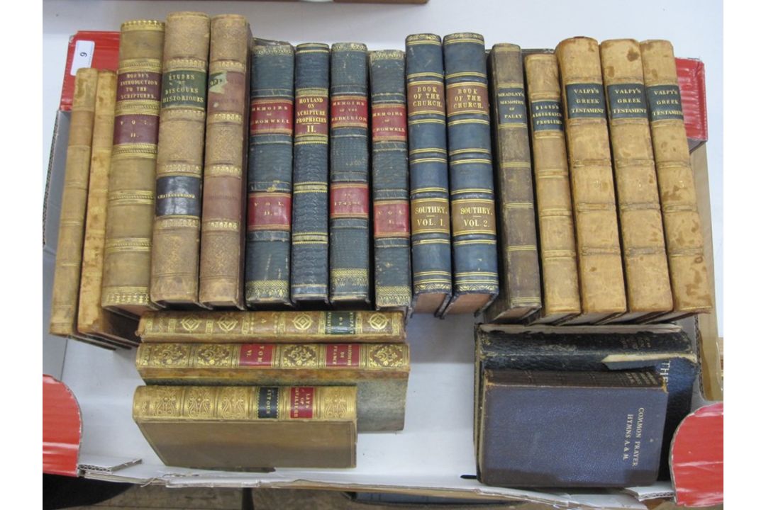 Fine bindings to include: French titles, religious titles and history (1 box) - Image 1 of 3